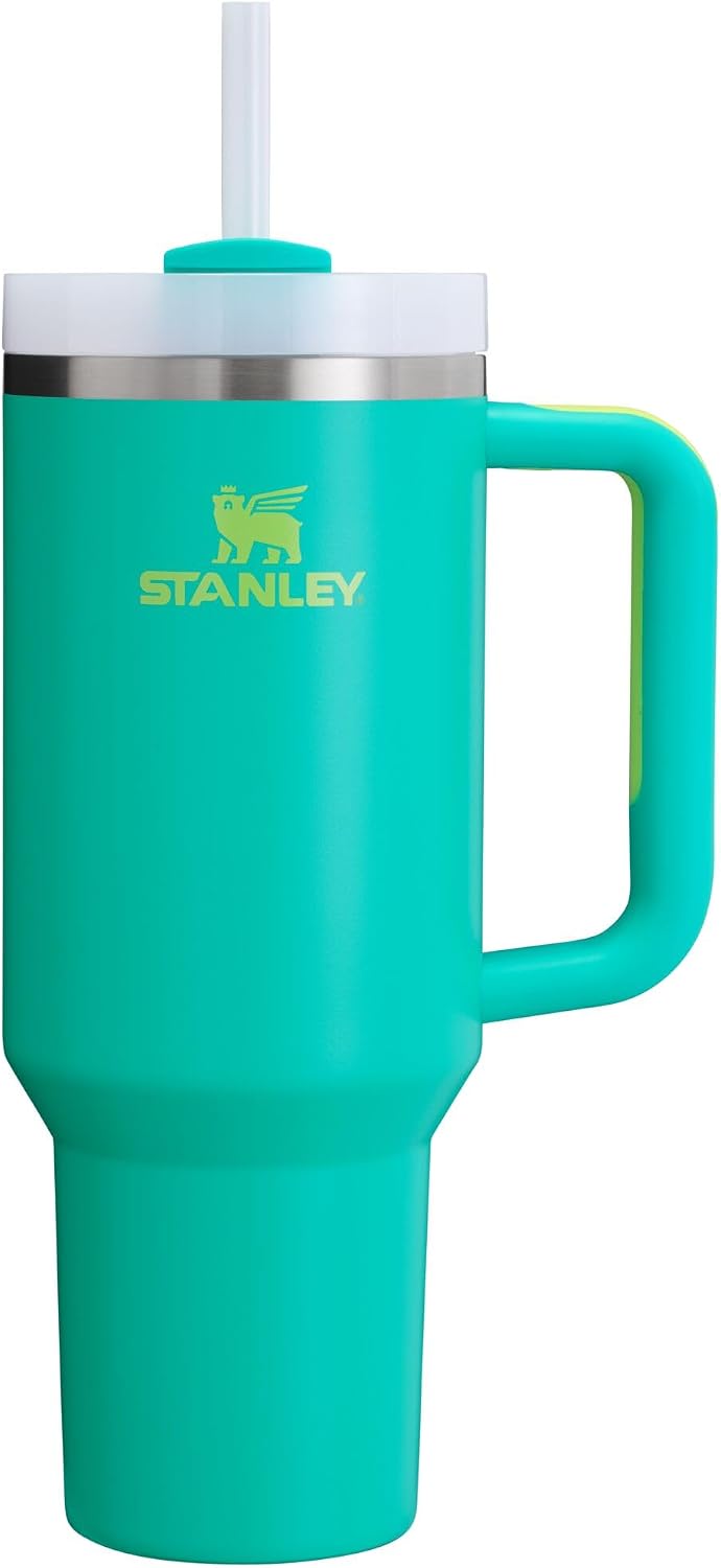 STANLEY Quencher H2.0 Flow State Tumbler, 40 oz, Black 2.0