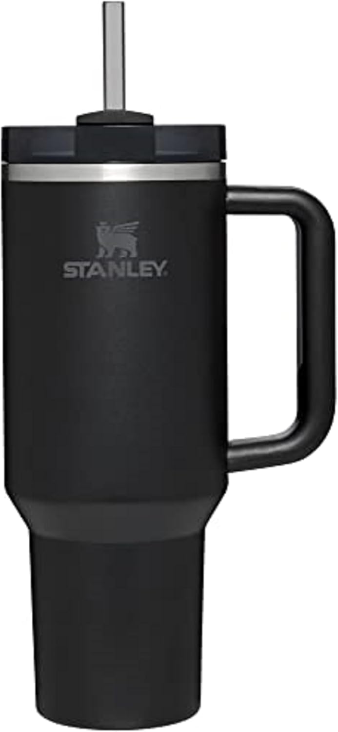STANLEY Quencher H2.0 Flow State Tumbler, 40 oz, Black 2.0