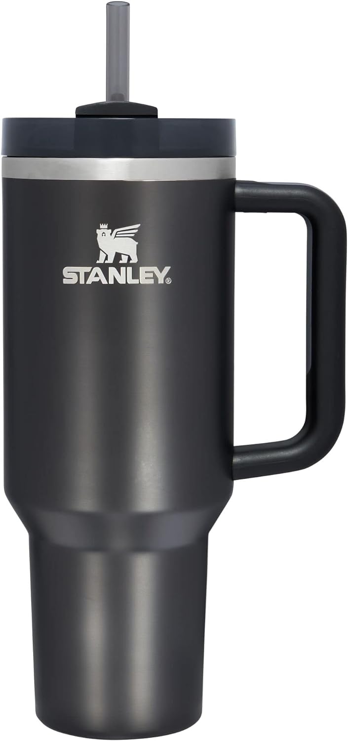 STANLEY Quencher H2.0 Flow State Tumbler, 40 oz, Black 2.0