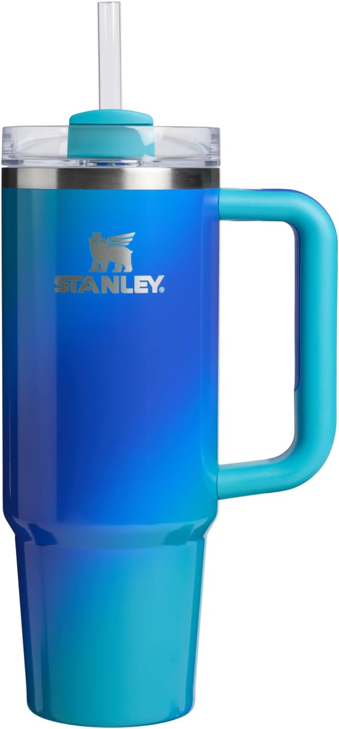 STANLEY Quencher H2.0 Flow State Tumbler, 40 oz, Black 2.0