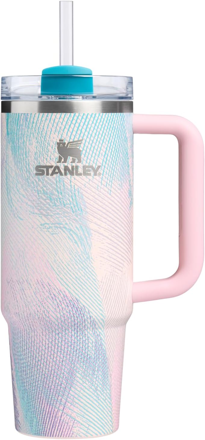 STANLEY Quencher H2.0 Flow State Tumbler, 40 oz, Black 2.0