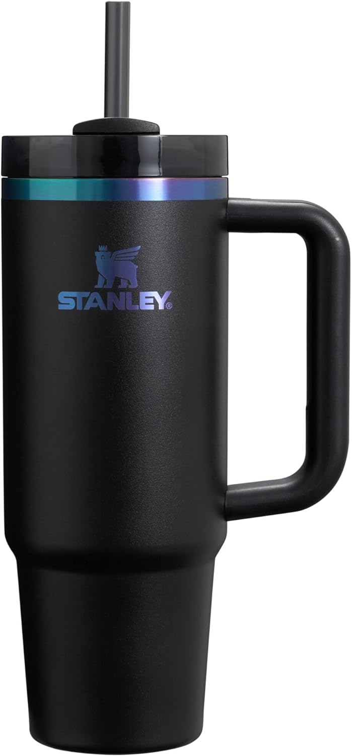 STANLEY Quencher H2.0 Flow State Tumbler, 40 oz, Black 2.0