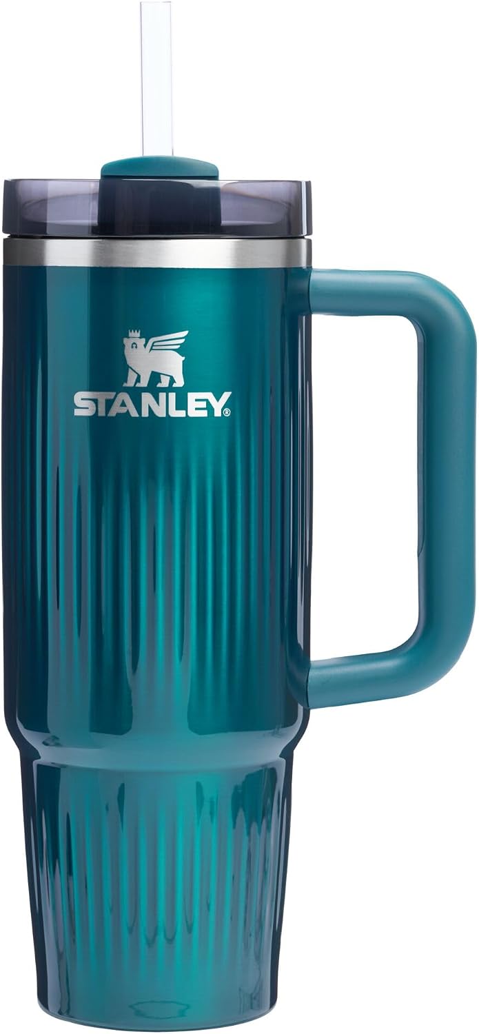 STANLEY Quencher H2.0 Flow State Tumbler, 40 oz, Black 2.0