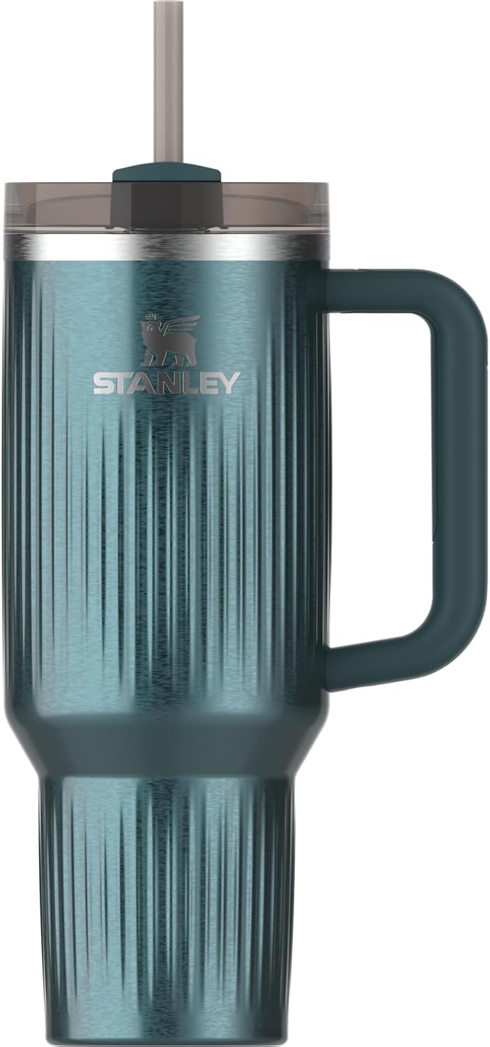STANLEY Quencher H2.0 Flow State Tumbler, 40 oz, Black 2.0