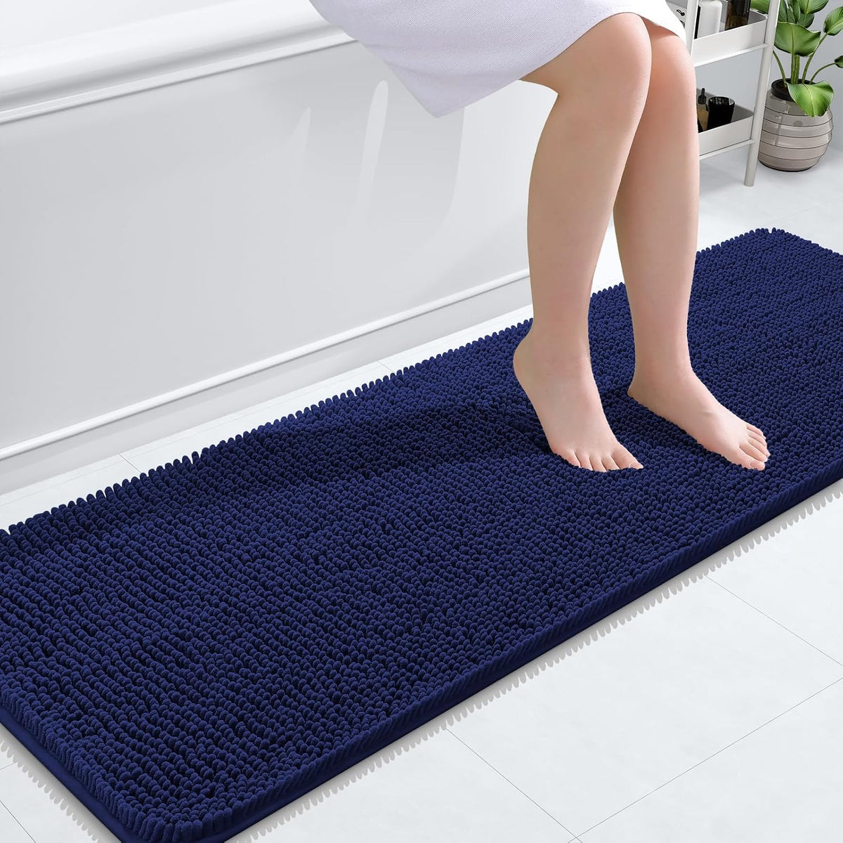 OLANLY Bathroom Rugs 30x20, Extra Soft Absorbent Chenille Bath Rugs